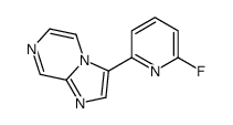 3-(6-fluoropyridin-2-yl)imidazo[1,2-a]pyrazine Structure