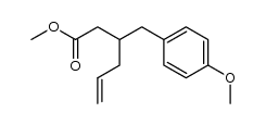 methyl 3-(4-methoxybenzyl)hex-5-enoate Structure