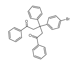 1,3,5-triphenyl-3-(4-bromophenyl)-1,5-pentanedione Structure