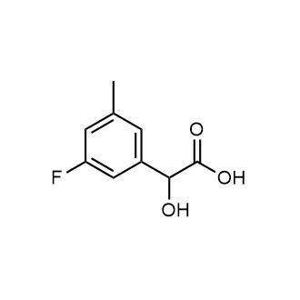 2-(3-氟-5-甲基苯基)-2-羟基乙酸结构式