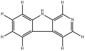 9H-吡啶[3,4-B]吲哚-D7结构式