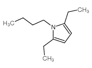 2,5-DIETHYL-1-BUTYLPYRROLE structure