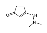 3-(2,2-dimethylhydrazinyl)-2-methylcyclopent-2-en-1-one结构式