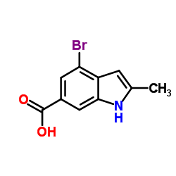 4-Bromo-2-methyl-1H-indole-6-carboxylic acid图片