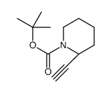 tert-butyl (2S)-2-ethynylpiperidine-1-carboxylate Structure