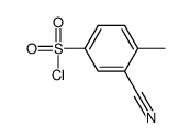 3-cyano-4-methylbenzene-1-sulfonyl chloride picture