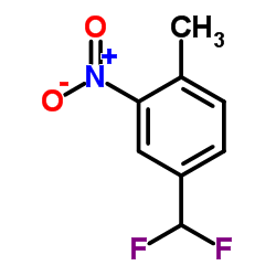 4-(Difluoromethyl)-1-methyl-2-nitrobenzene Structure