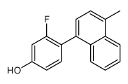 3-fluoro-4-(4-methylnaphthalen-1-yl)phenol Structure