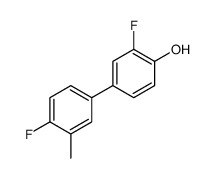 2-fluoro-4-(4-fluoro-3-methylphenyl)phenol结构式