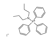 iodure de triphenyl N,N-di-n-propylaminophosphonium Structure