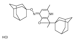N,3-bis(1-adamantyloxy)-2-ethyl-6-methylpyridin-4-amine,hydrochloride Structure