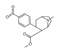 (1R,2s,3s,5s)-8-甲基-3-(4-硝基苯基)-8-氮杂双环[3.2.1]辛烷-2-羧酸甲酯结构式