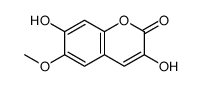 3-hydroxyscopoletin结构式