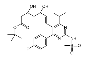 tert-Butyl-7-[4-(4-fluorophenyl)-6-isopropyl-2-mesylaminopyrimidin-5-yl]-(3R,5S)-dihydroxy-(E)-6-heptenoate picture