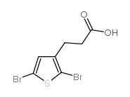 2,5-Dibromo-thiophene-3-propanoic acid Structure