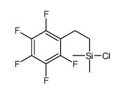 chloro-dimethyl-[2-(2,3,4,5,6-pentafluorophenyl)ethyl]silane Structure