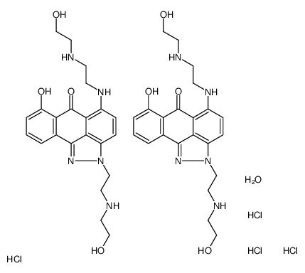Losoxantrone hydrochloride [USAN] Structure