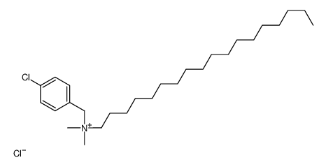 (4-chlorophenyl)methyl-dimethyl-octadecylazanium,chloride Structure