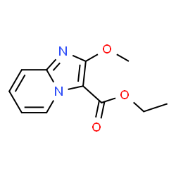 Ethyl 2-methoxyimidazo[1,2-a]pyridine-3-carboxylate结构式