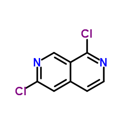 1,6-二氯-2,7-萘啶结构式