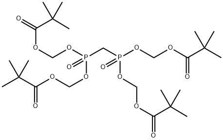 (methylenebis(phosphoryl)tetrakis(oxy))tetrakis(methylene) tetrakis(2,2-dimethylpropanoate) Structure