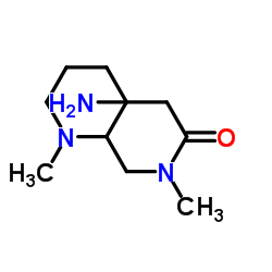 N-Methyl-N-[(1-methyl-2-piperidinyl)methyl]glycinamide Structure