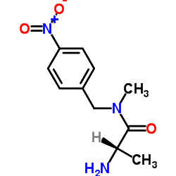 N-Methyl-N-(4-nitrobenzyl)alaninamide Structure