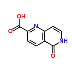 5-Oxo-5,6-dihydro-1,6-naphthyridine-2-carboxylic acid结构式