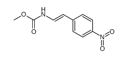 (4-nitro-styryl)-carbamic acid methyl ester Structure