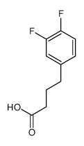 4-(3,4-difluorophenyl)butanoic acid Structure