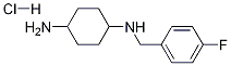 (1r,4r)-N1-(4-fluorobenzyl)cyclohexane-1,4-diamine hydrochloride structure