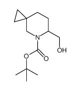 tert-butyl 6-(hydroxymethyl)-5-azaspiro[2.5]octane-5-carboxylate结构式