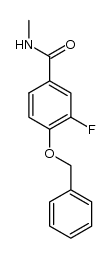 4-(benzyloxy)-3-fluoro-N-methylbenzamide结构式