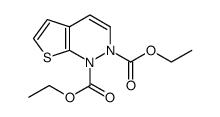 diethyl thieno[2,3-c]dihydropyridazine-1,2-dicarboxylate结构式