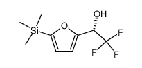 (1'S)-2-<1'-(2',2',2'-trifluoro-1'-hydroxyethyl)>-5-(trimethylsilyl)furan结构式