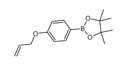Pinacol 4-(allyloxy) phenylboronic acid Structure