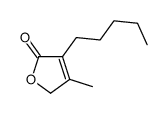 3-methyl-4-pentyl-2H-furan-5-one Structure