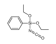 diethoxy-isocyanato-phenylsilane Structure
