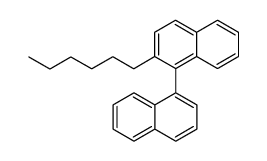 2-(n-hexyl)-1,1'-binaphthyl Structure