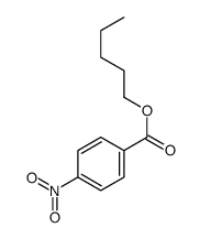 4-nitro-Benzoic acid, pentyl ester结构式