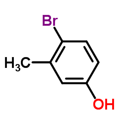 4-Bromo-3-methylphenol Structure