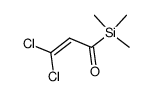 3,3-dichloro-1-(trimethylsilyl)-2-propenone Structure