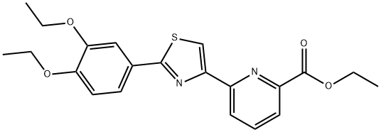 Ethyl 6-(2-(3,4-diethoxyphenyl)thiazol-4-yl)picolinate picture