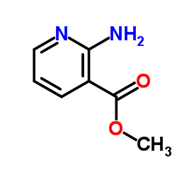 2-氨基吡啶-3-甲酸甲酯结构式