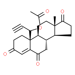 19-ethynyl-19-acetoxyandrost-4-ene-3,6,17-trione picture