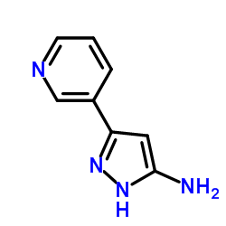 3-吡啶-3-基-1H-吡唑-5-胺结构式