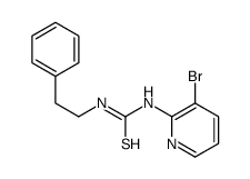 1-(3-bromopyridin-2-yl)-3-(2-phenylethyl)thiourea结构式