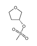 (R)-tetrahydrofuran-3-yl methanesulfonate结构式