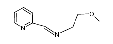 2-methoxy-N-((pyridin-2-yl)methylene)ethanamine Structure
