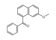 7-methoxy-1-naphthyl phenyl ketone Structure